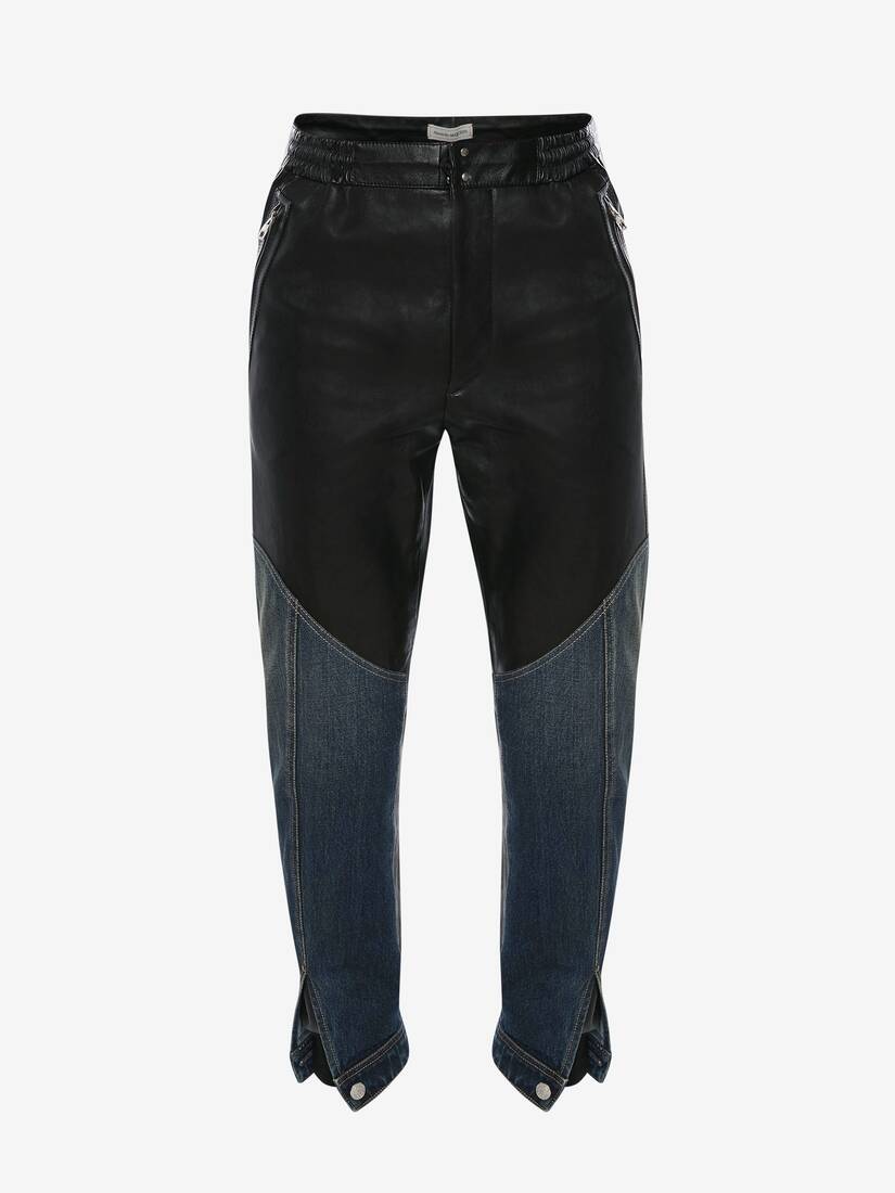 Pantalones Alexander McQueen Hybrid Trompe-L'œil Hombre - Azul Marino - Mexico 680-AJLBNX